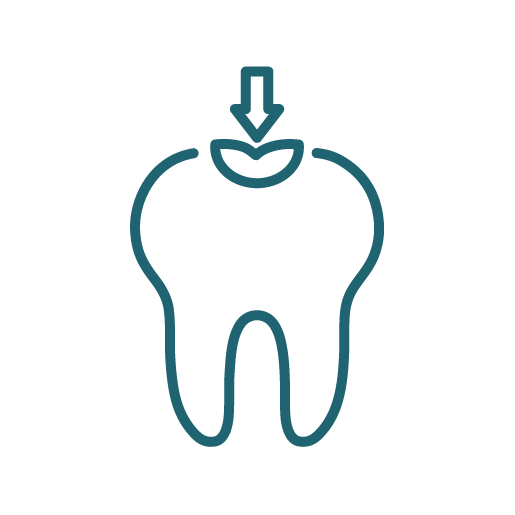 icon of dirty tooth